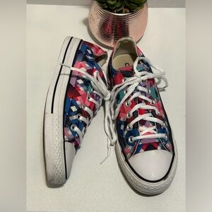 Converse Multicolor Geometric Sneakers